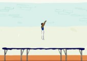 Game: Trampolin springen