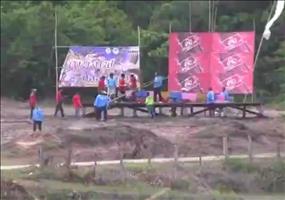 Silvester-Raketen-Rad