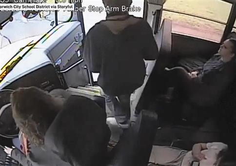 Busfahrerin rettet Leben