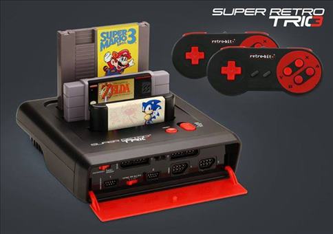 Retro Bit Super Retro Trio 3 in 1 Console