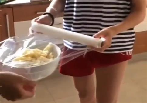 Frischhaltefolie von der Rolle