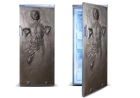 Han Solo in Karbonit für deinen Kühlschrank