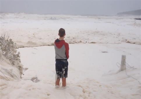 Wenn das Meer so richtig schäumt