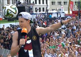 WM 2014 Feier am Brandenburger Tor Zusammenfassung