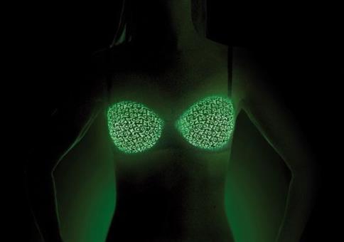 Die Dinger leuchten im Dunkeln