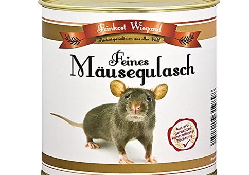 Feines Mäusegulasch aus der Dose 
