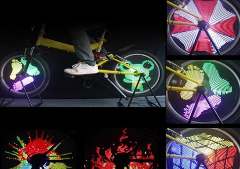 LED Fahrradreifen Beleuchtung