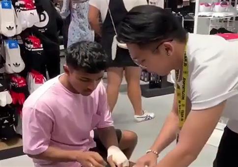 Laufschuhe mal kurz testen