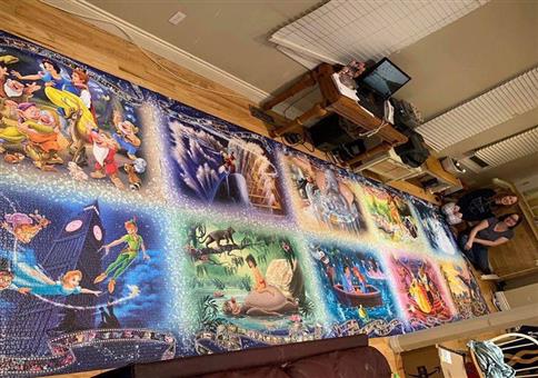 Riesenpuzzle mit über 40.000 Teilen