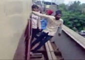 Trainsurfing in Indien