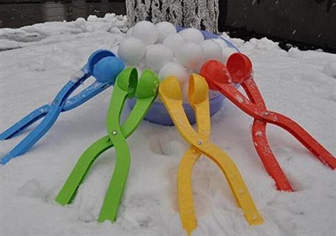 Die Zange für perfekte Schneebälle!