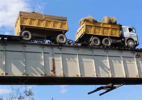 Verdammt enge Brücke