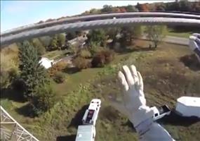 Experimente mit der Hochspannungsleitung