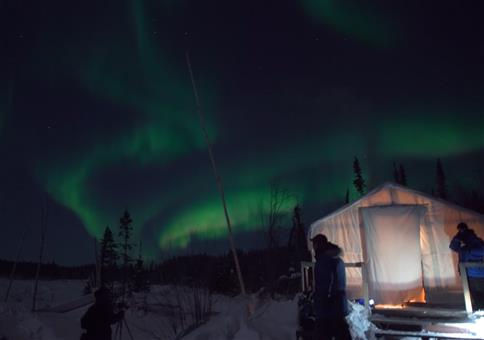 Nordlichter in Echtzeit