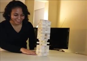 Beeindruckender Jenga Move