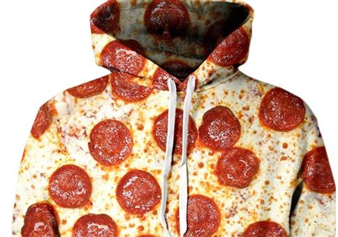Salami Pizza Hoddie