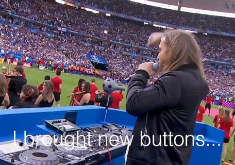 David Guetta bei der EM 2016 Finalshow