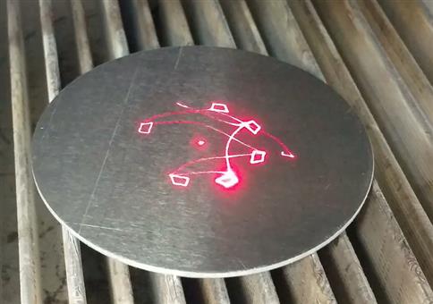 High speed Lasergravur