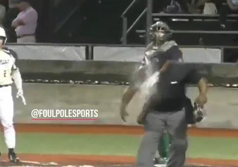 Neulich im Baseballstadion: Im Strahl kotzen