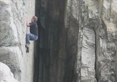 Beinahe Tragödie an der Steilwand