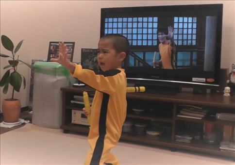 Kleiner Bruce Lee