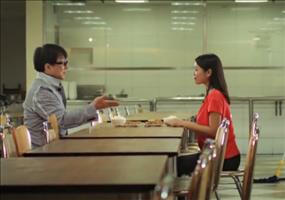 Jackie Chan Essstäbchen Portrait