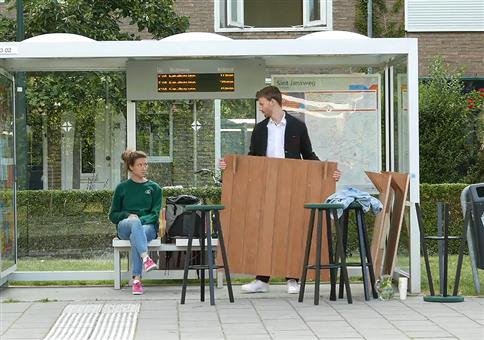 First Class Bushaltestelle in Eindhoven