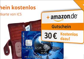 Dauerhaft gebührenfreie Kreditkarte + 30€ Amazon-Gutschein