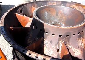 Dieses Geräusch möchte ein Turbinentechniker nie hören