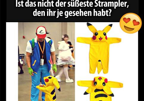 Süßer Pikachu Strampler