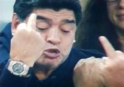 Was war denn da mit Maradonna los?