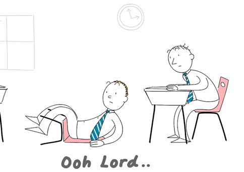 Wrestling Kommentare animiert