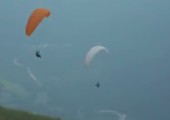 Harte Landung beim Parasailing