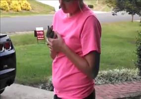 Kleinen Hasen freilassen