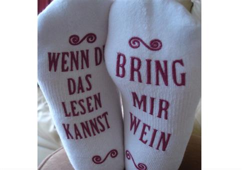 Wessen Socken sind das?