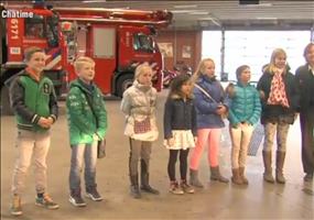 Das Feuerwehrauto als Kinderschreck