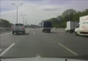 Reifenverlust auf der Autobahn