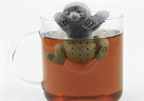 Och wat süüüß! Ein niedliches Faultier Tee-Ei