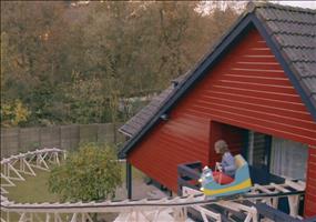 Achterbahn in Haus und Garten