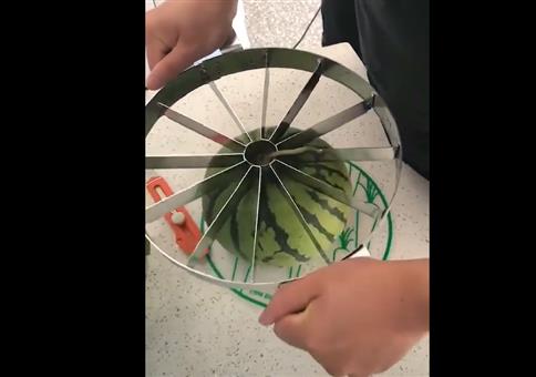 Schon praktisch so ein Melonenteiler