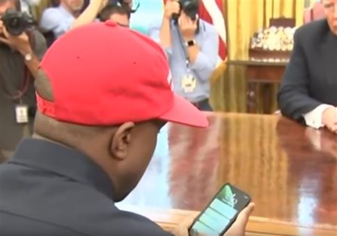 Kanye Wests iPhone Passwort