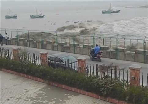 China: Von der Flutwelle überrascht