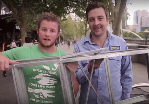 Man sollte immer eine Leiter dabei haben