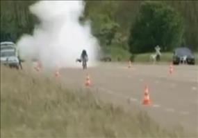 Verdammt schnell mit dem Fahrrad unterwegs