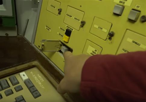 Eine (stillgelegte) nukleare Raketenstation von innen