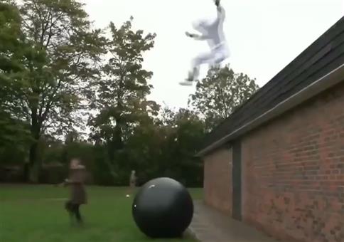 Lying on the cold hard ground