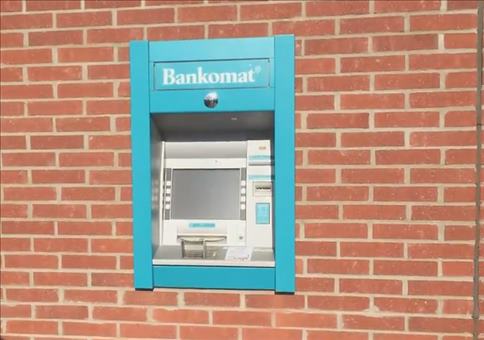Geldautomateinweihung in Schweden