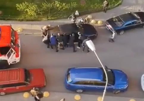 Wenn man der Feuerwehr den Weg blockiert