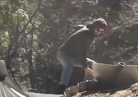 Extrem krasser Skateboard Trick