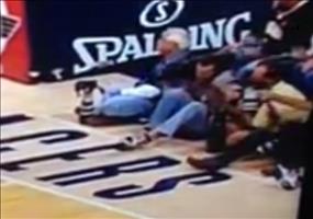 Da ist dem Kameramann sein Bein eingeschlafen